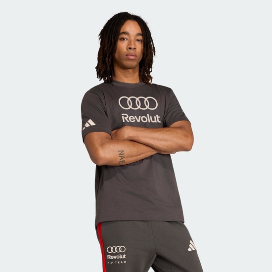 Adidas Performance Audi Revolut F1 Team Dna Graphic T-Shirt - Heren - Zwart van Merkloos — afbeelding 3