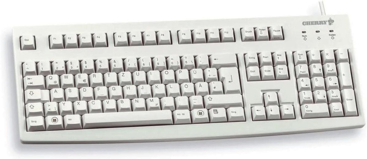 Compact QWERTZ Toetsenbord met Cyrrilische Lay-out - Bedraad en Duurzaam