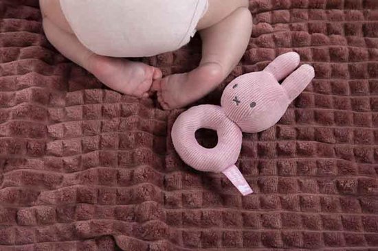 Nijntje - Rammelaar - Pink Baby Rib - 0+ maanden - Nijntje
