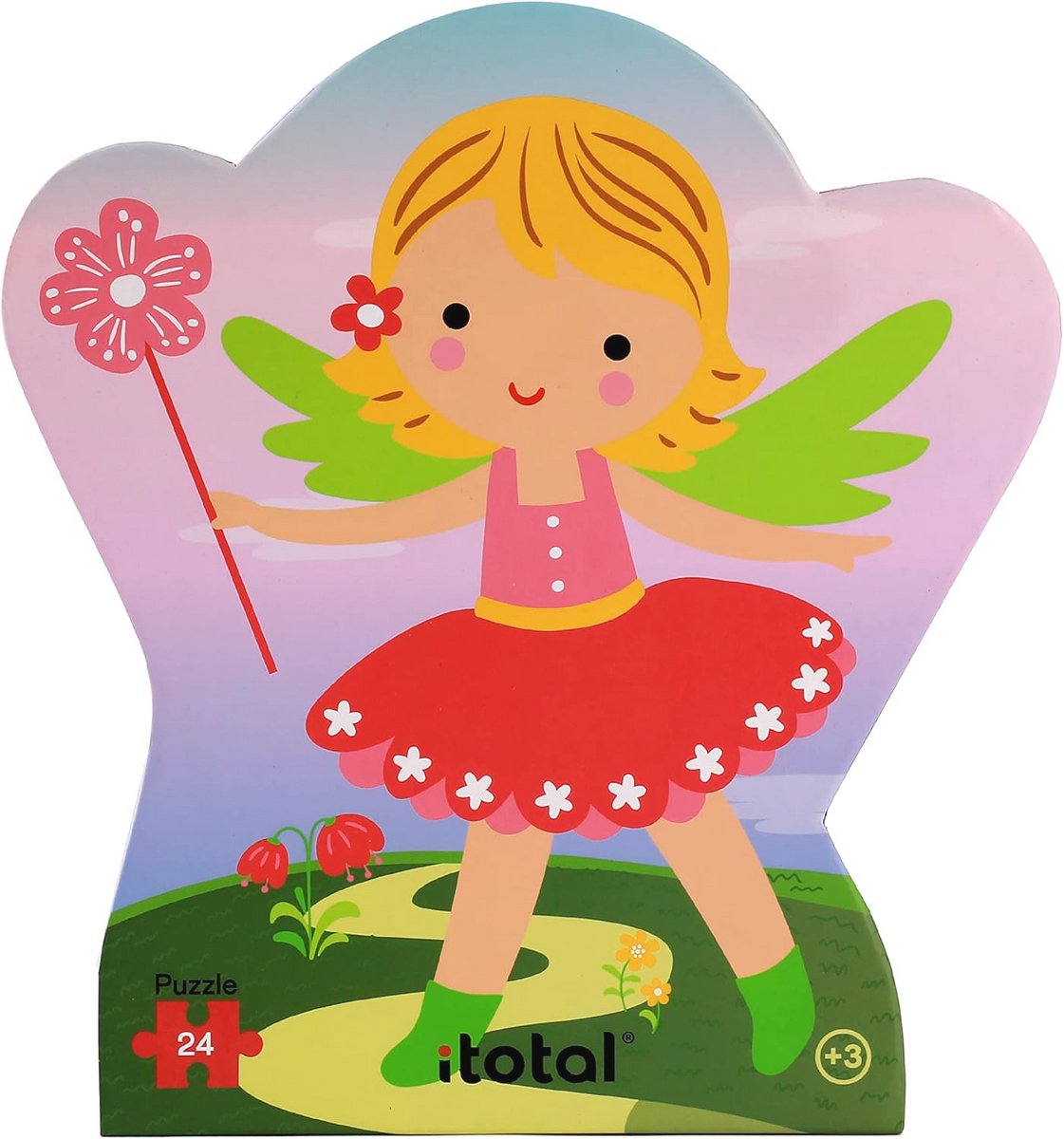 Vormige Kinderpuzzels voor Kinderen van 3 Jaar en Ouderen – 24 Stukken (Fairy)