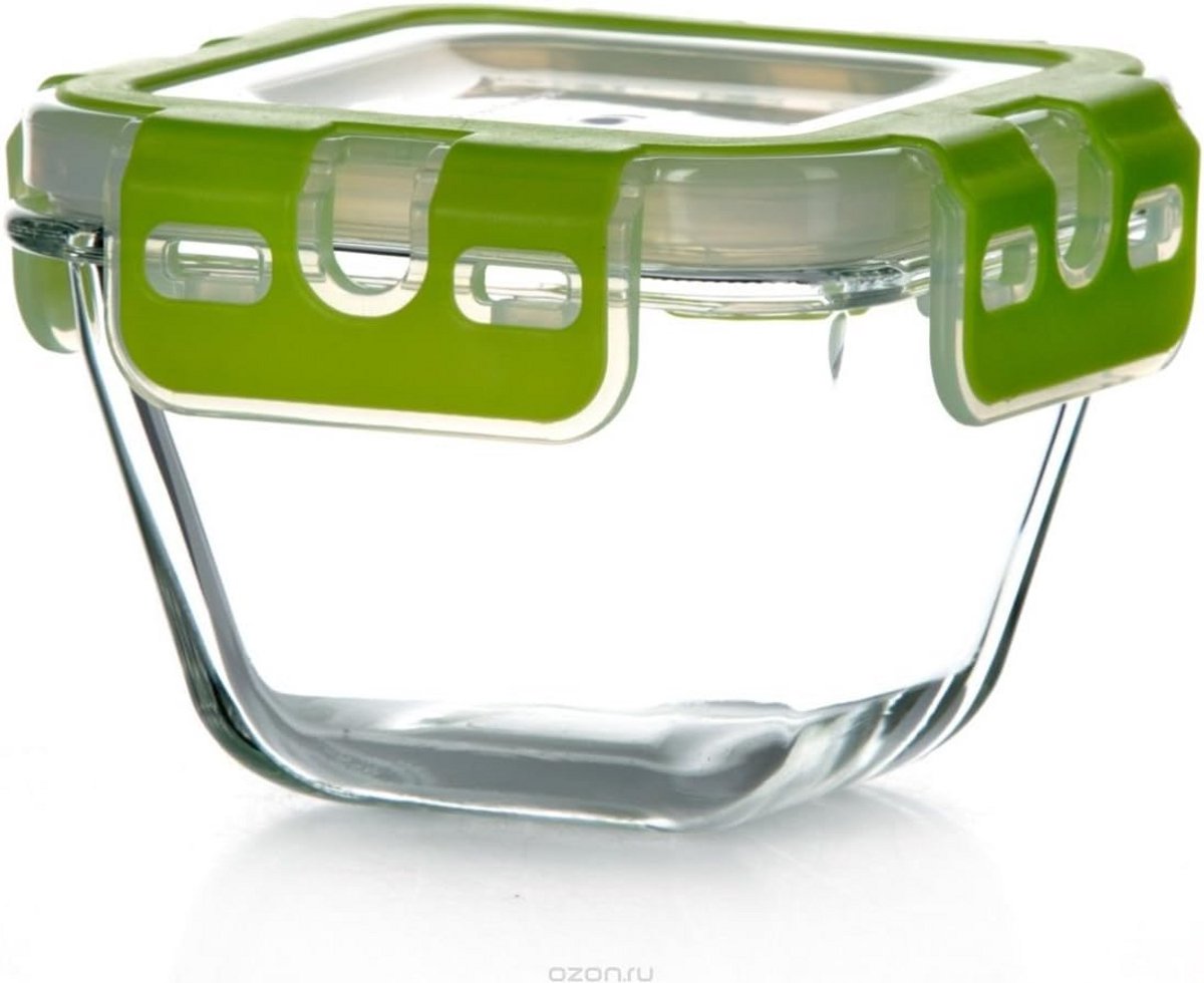 Glazen vershouddoos met clipdeksel, 290 ml