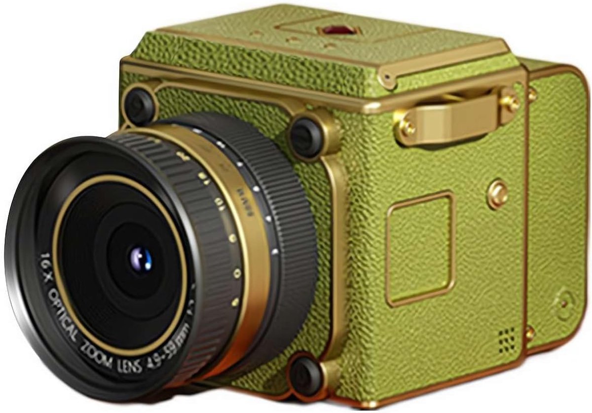 Retro mini CCD-camera, 4K digitale camera met dubbele lens, 3 MP foto's, 16x zoom, OTG-deling, compacte ABS-behuizing, ideaal voor studenten en contentmakers - met 32GB geheugenkaart (groen)