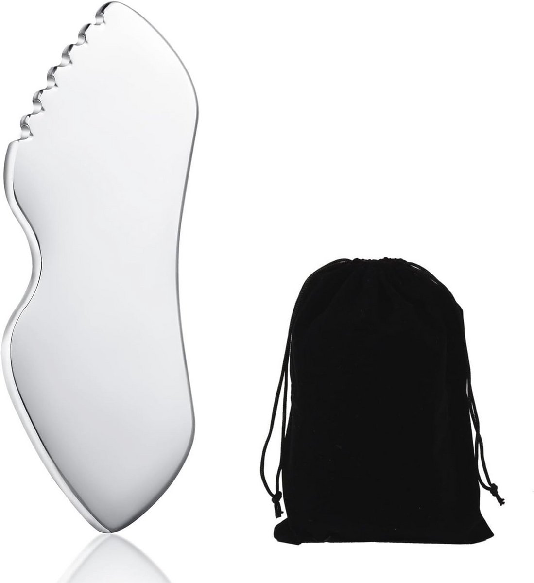 Stainless Steel Gua Sha Tool voor Bloedcirculatie en Lymfedrainage