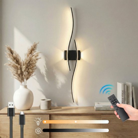 3 Stuks Draadloze Ledlamp Kastverlichting Draadloze Wandlamp Trapverlichting – Draadloze Ledspot – Dimbaar – Batte