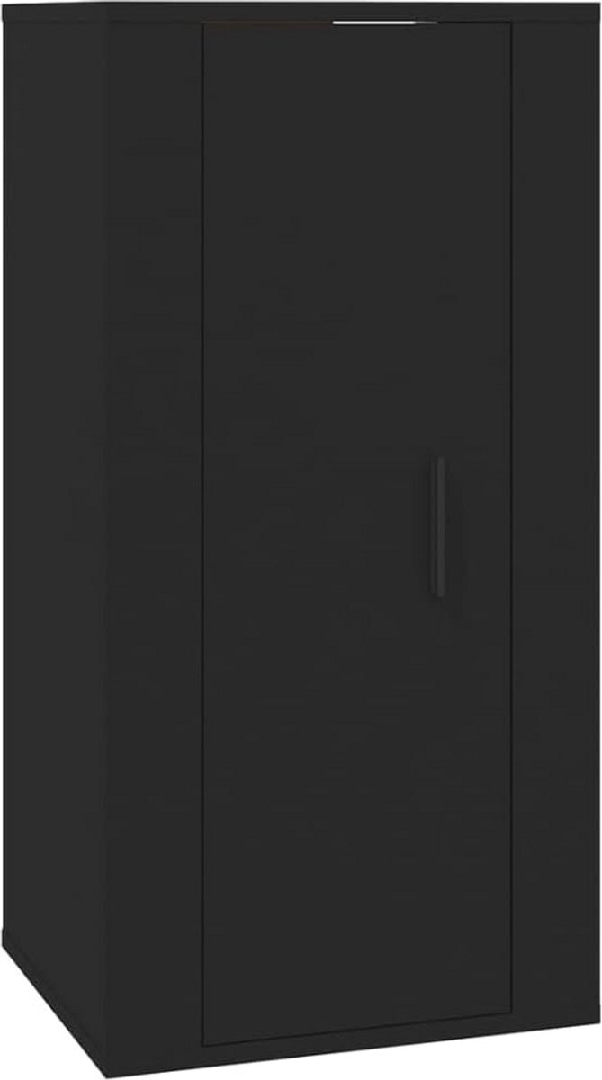 TV wandmeubel 40x34.5x80cm - Zwart TV kast voor woonkamer