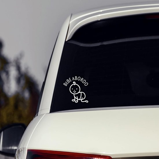 Baby Aan Boord Sticker Auto Raam - Vinyl Sticker voor Auto en ...