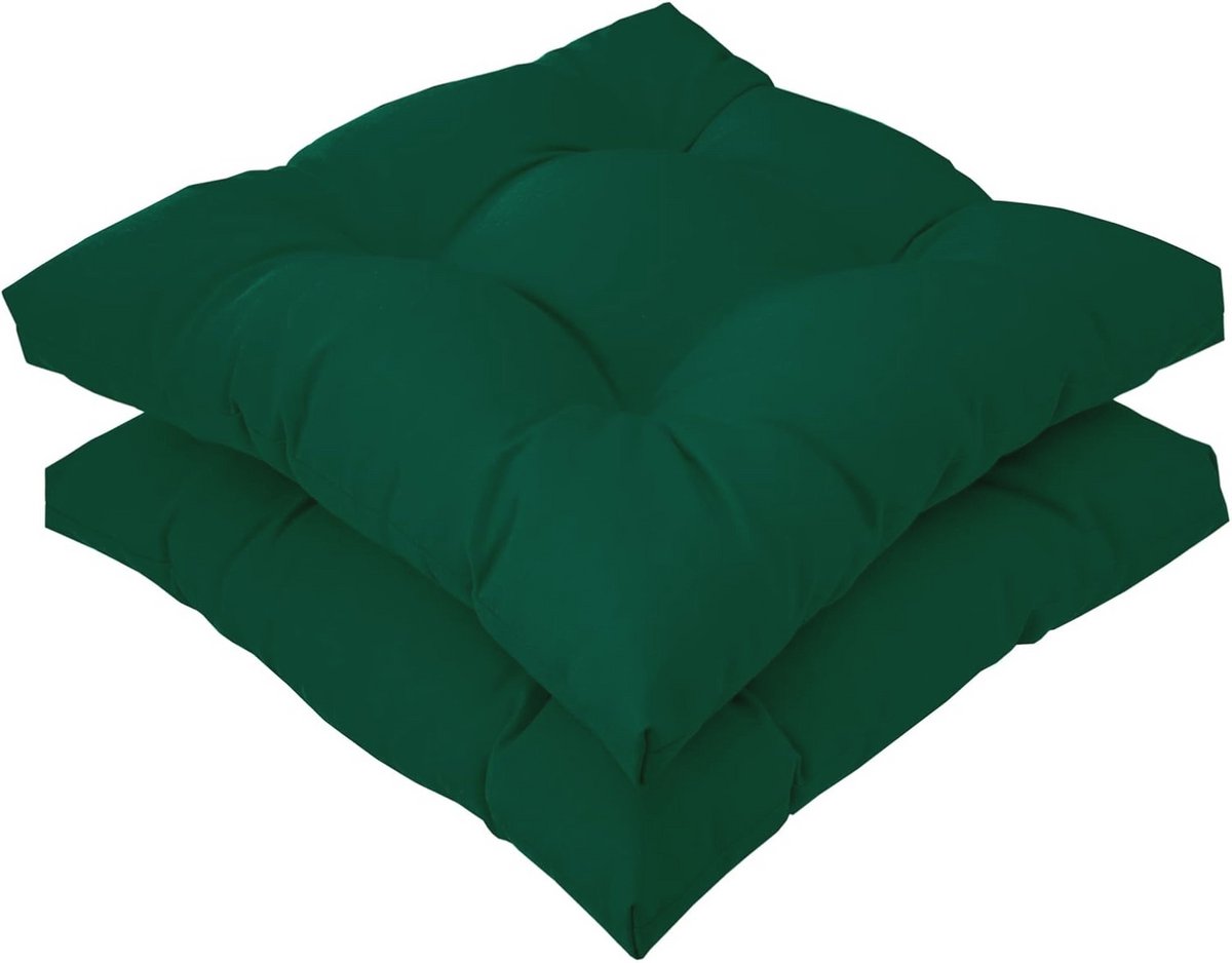 Zitkussen voor Binnen/Buiten - 47 cm, Set van 4 - Donkergrijs