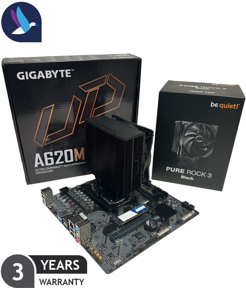 Kooiker AMD Upgrade-kit - Ryzen 5 9600X - Gigabyte A620M - 1 TB SSD - Windows 11 Pro