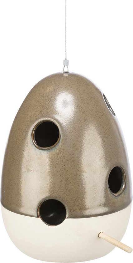 Nestmateriaaldispenser, weerbestendig, navulbaar, nestkasten en huisjes voor kolibries, voor mussen, grasmuggen in de tuin, terras, lente en winter