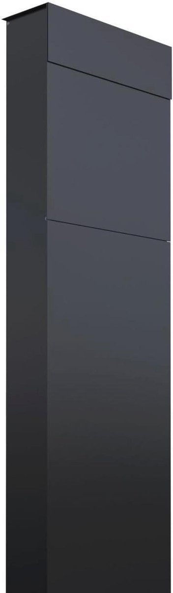 Design Staande Brievenbus Zwart - Modern en Praktisch