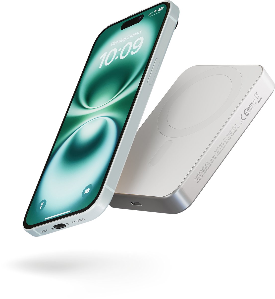 Zens Slim Aluminium Powerbank 10k