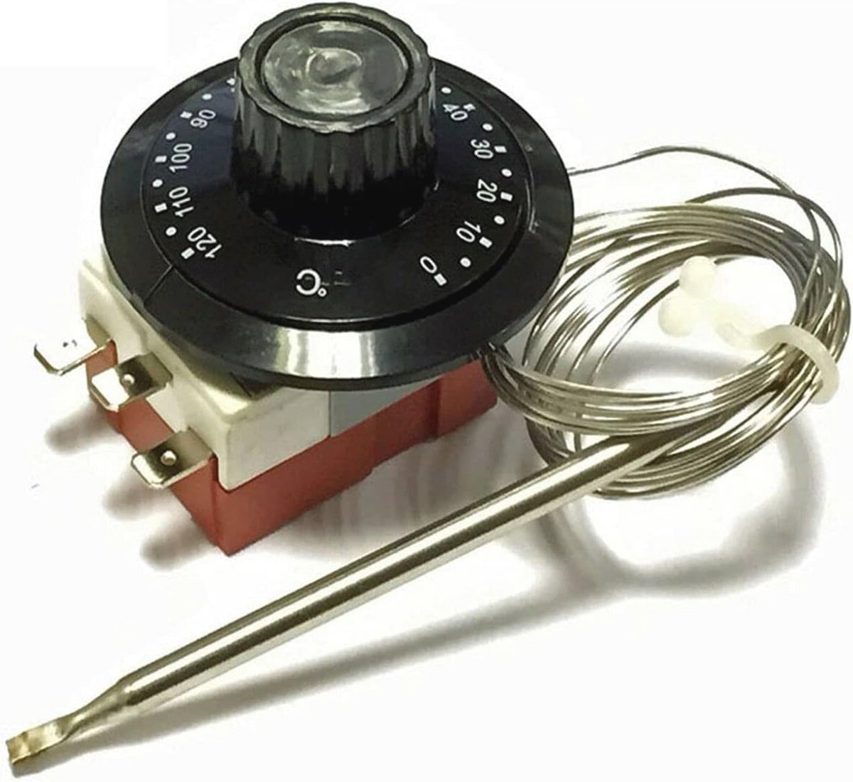 Universele 12V thermoschakelaar voor verwarming en koeling - Instelbare mechanische thermostaat