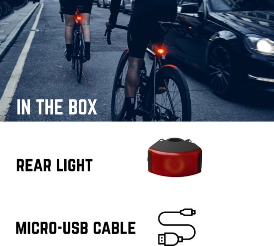 Bookman Curve Fietslampjes - Led Achterlicht - Oplaadbaar via USB - Compact Design — afbeelding 3