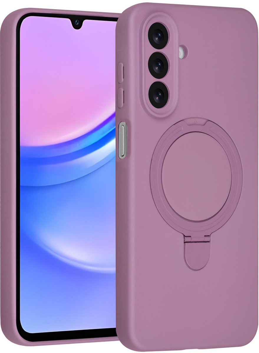 TUNIQ Backcover Galaxy A17 - Sunset Paars - Schokabsorberend - Ingebouwde Ring Stand