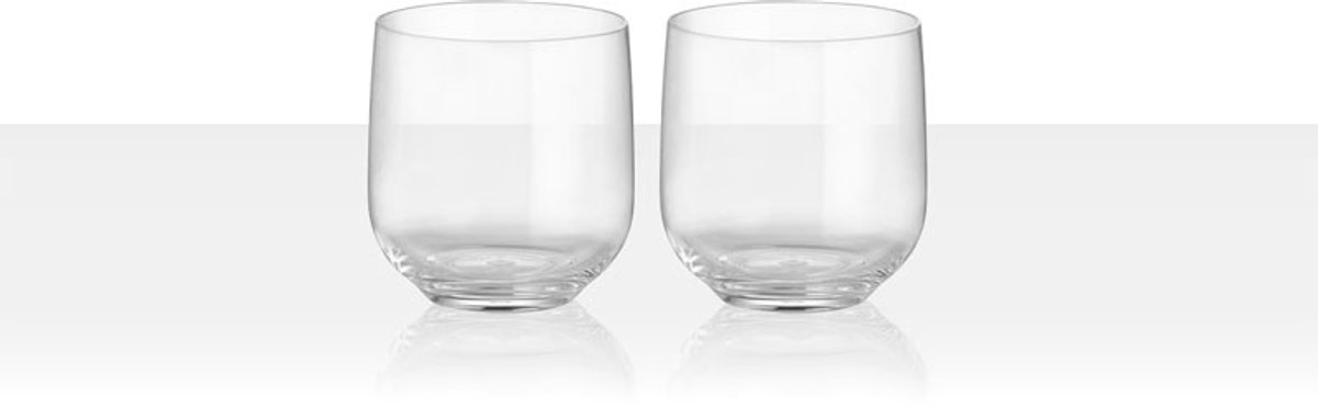 Brunner Waterglazen Cuvee - Duurzaam en krasbestendig - 2 Stuks - 30cl - Campingglas - BPA-vrij - Vaatwasser bestendig