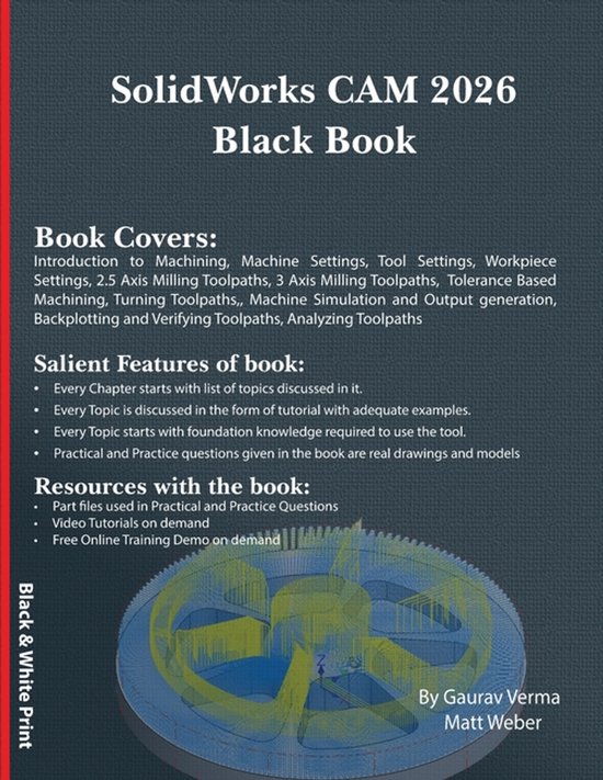 SolidWorks CAM 2026 Black Book - cover