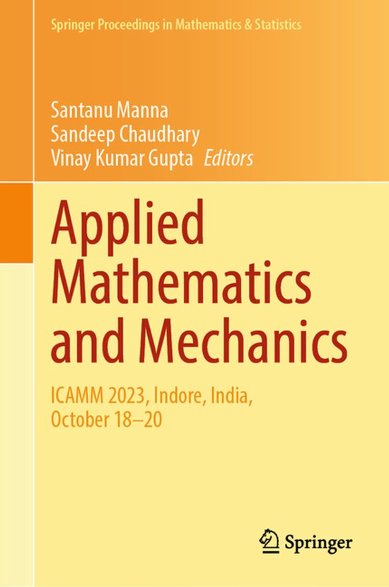 Springer Proceedings in Mathematics & Statistics517- Applied ... - cover