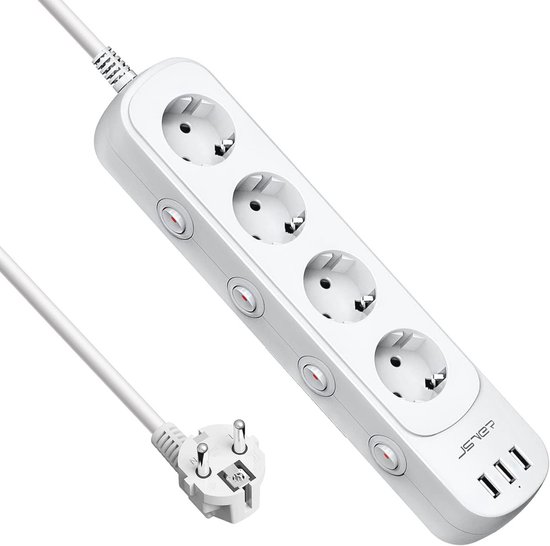 EU-stekkeruitgang 5-stopcontacten Stopcontact Geen verlengsnoer Met of zonder het USB Type-C-poorten Twee specificaties  44