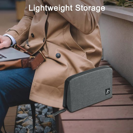 Kabelorganizer voor Reizen - Waterdichte Tas voor USB-kabels, Opladers en Accessoires — afbeelding 3