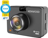 Kenwood DRV-A610W Dashcam - 4K HD - Draadloze app link - Achter-camera aansluiting - 64GB kaart