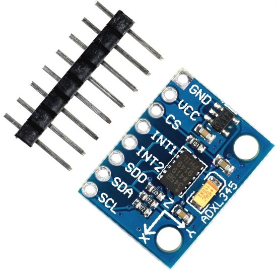 3-assige accelerometer module voor Arduino en Raspberry Pi - I2C en SPI ...