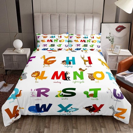 Luipaardprint Dekbedovertrek katoen - Walra Wild Animal Beige