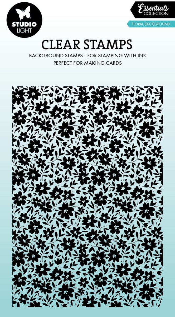 Clear stamps Floral background - Essentials nr. 918