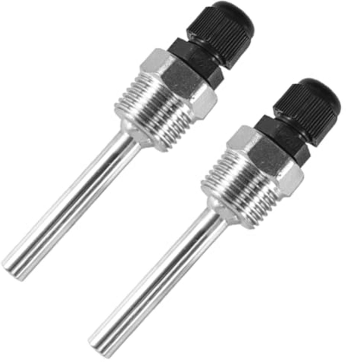 Roestvrijstalen Dompelhulzen G 1/2 inch voor Temperatuursensoren - Set van 2