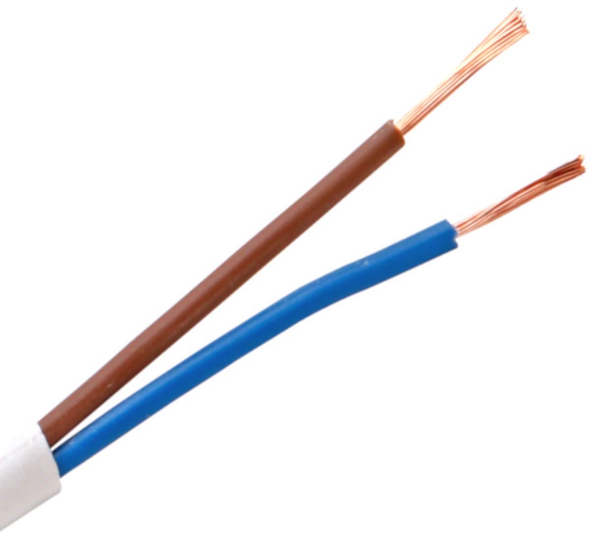 Flexibele Slangkabel 2-aderig 0,75 mm² - 5 meter