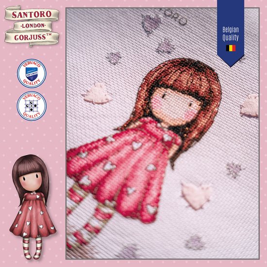 Kit de comptage Kit Gorjuss Little love - Vervaco - PN-0187909