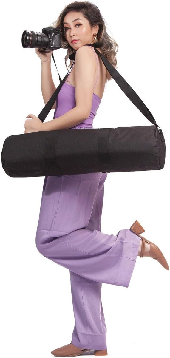 Draagtas voor fotostudio met extra zijvak voor accessoires 70 cm