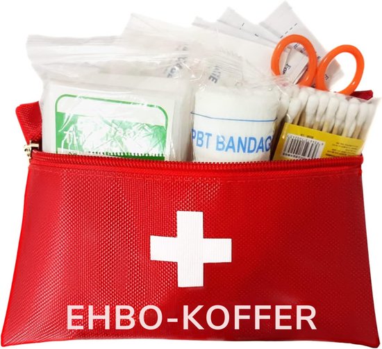 Goodivery ® - Noodpakket voor Thuis 72 Uur - EHBO-set - Outdoor Noodtas - 94-delige Mini EHBO-set - voor Thuis, Auto, Reizen, Kantoor, Sport, Wandelen, Kamperen, Redding, Outdoor Noodsituaties