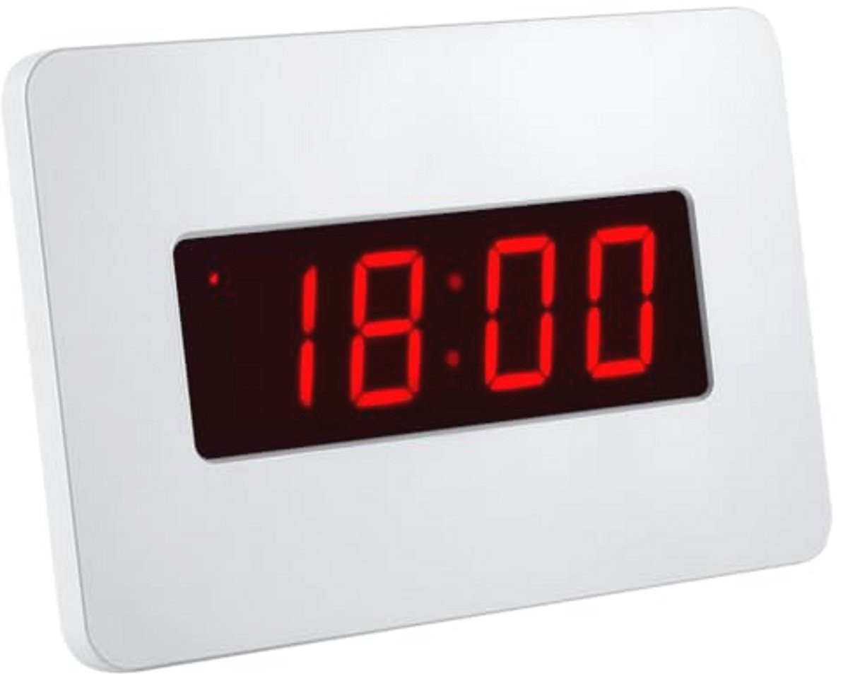 Digitale LED Wekker met Instelbare Helderheid en Draadloze Wandklok Functie