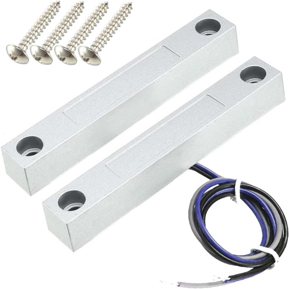 Roldeurcontact Magnetisch Alarm met 3 Draden voor N.O./N.C. Toepassingen