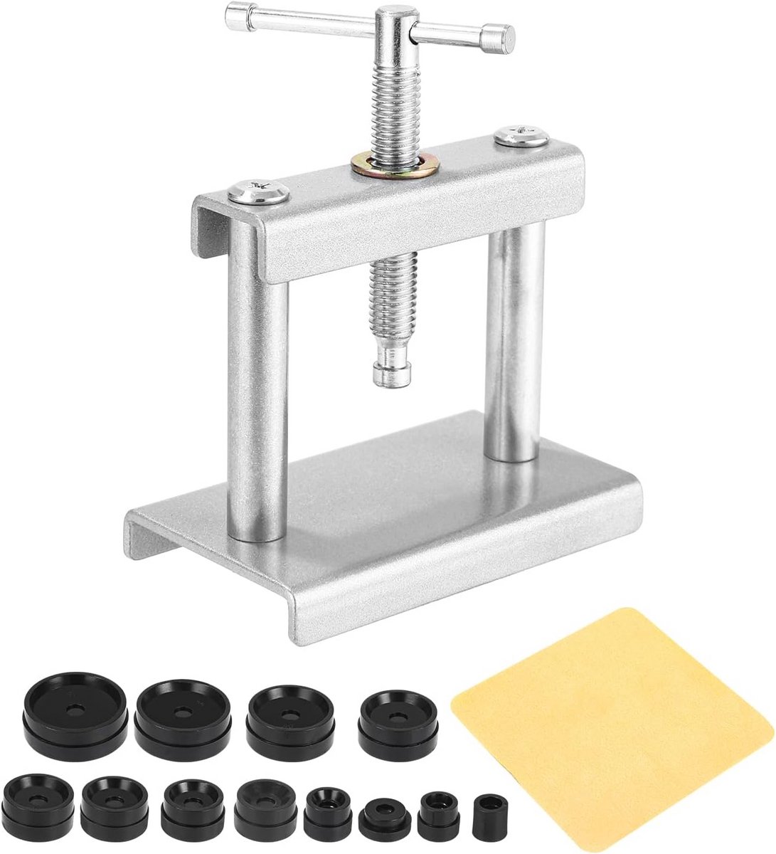 Horlogepers voor reparatie en onderhoud - 12 matrijzen voor horloge-batterijwissel en behuizing