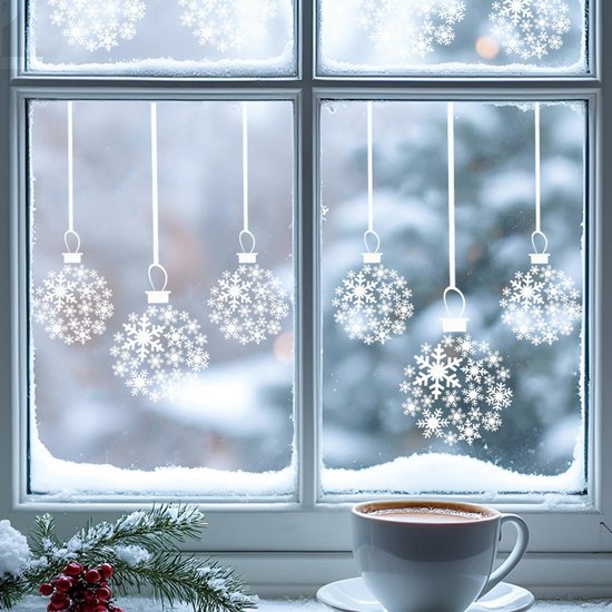 Raamversiering Kerst | Fijne Kerstdagen | Van Hammel