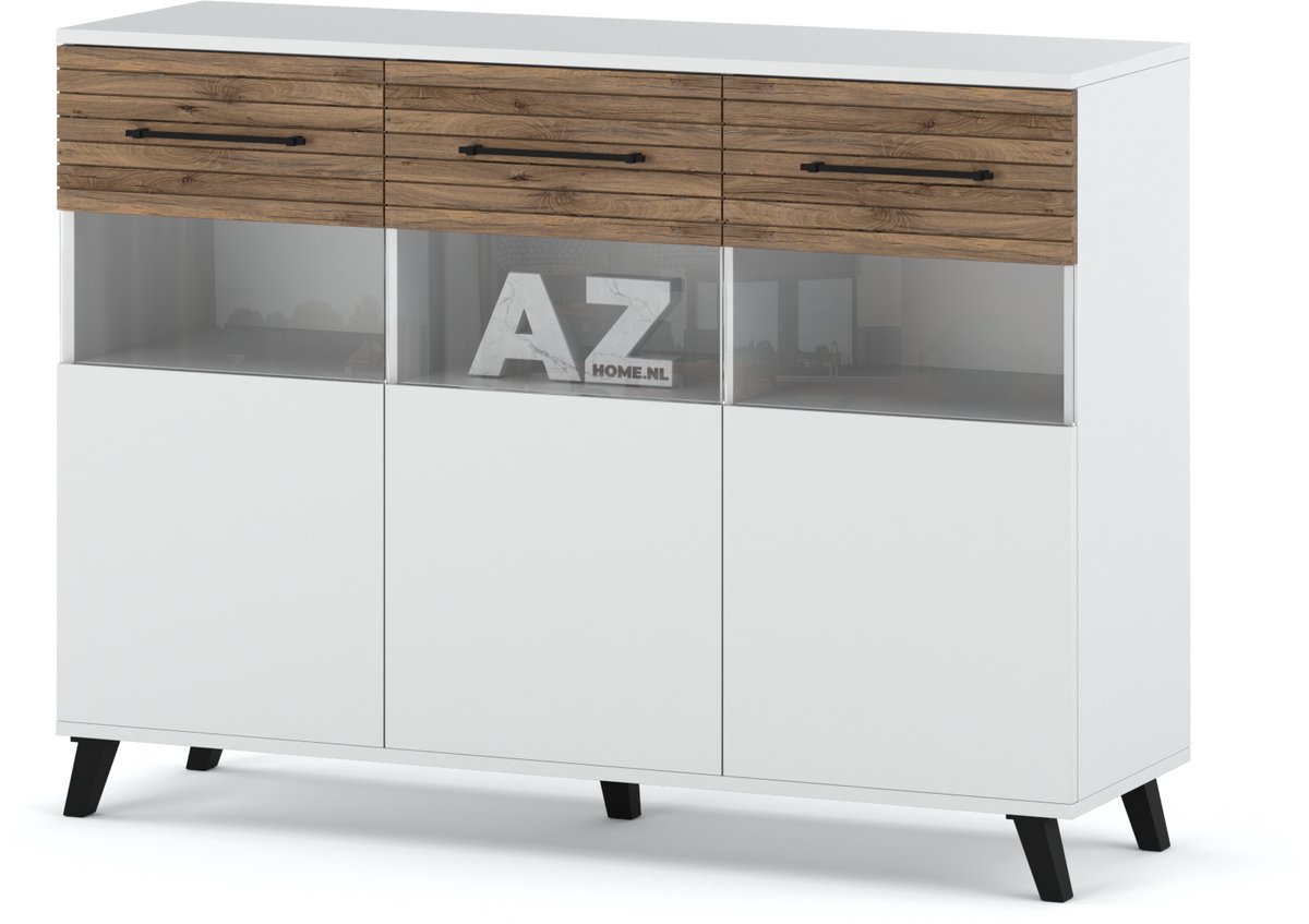 AZ Home Dressoir Carlo 5 140cm Wit Eiken Flagstaff