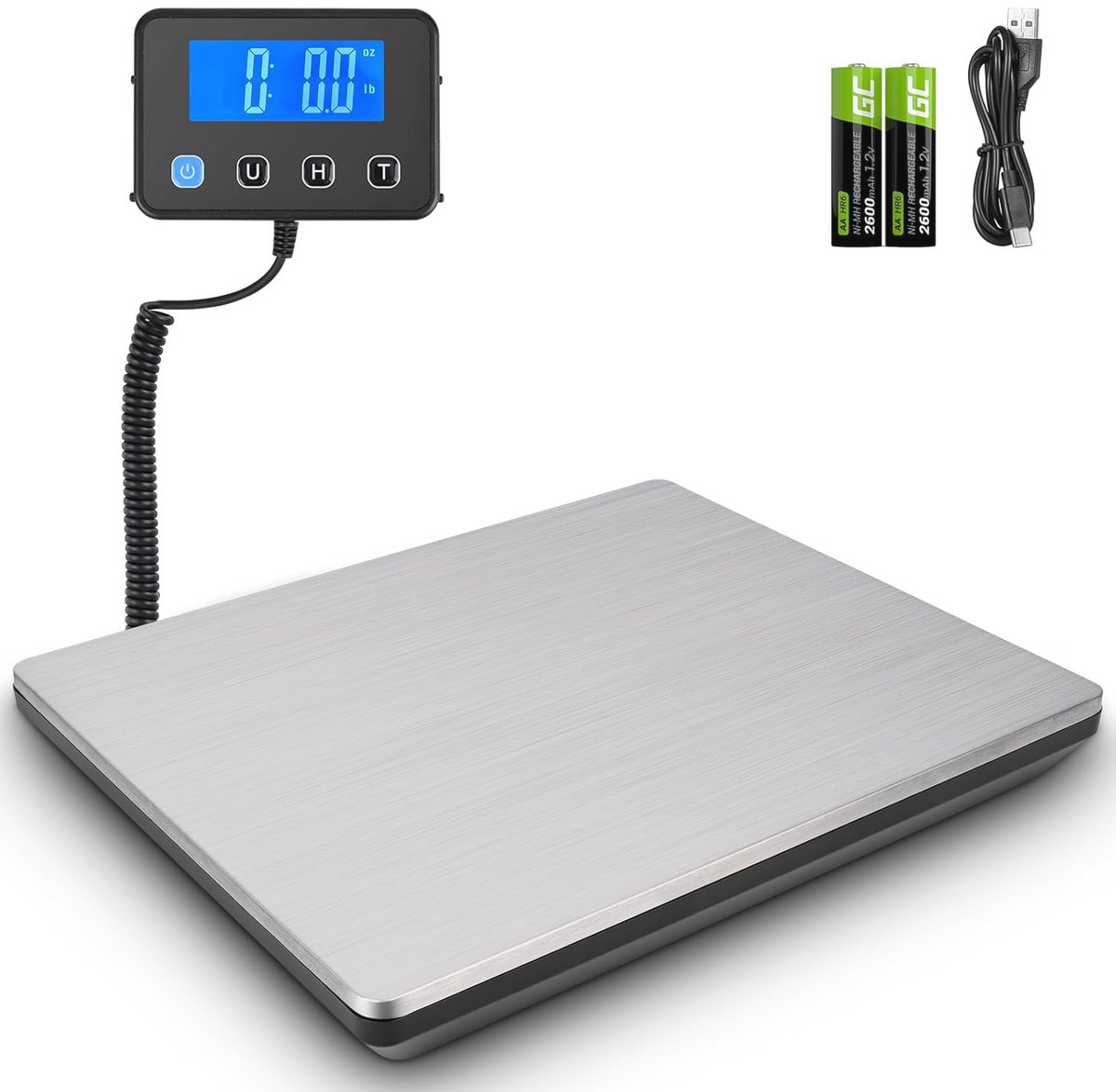 Digitale Platformweegschaal van 50 g tot 200 kg - Nauwkeurige Pakketweegschaal