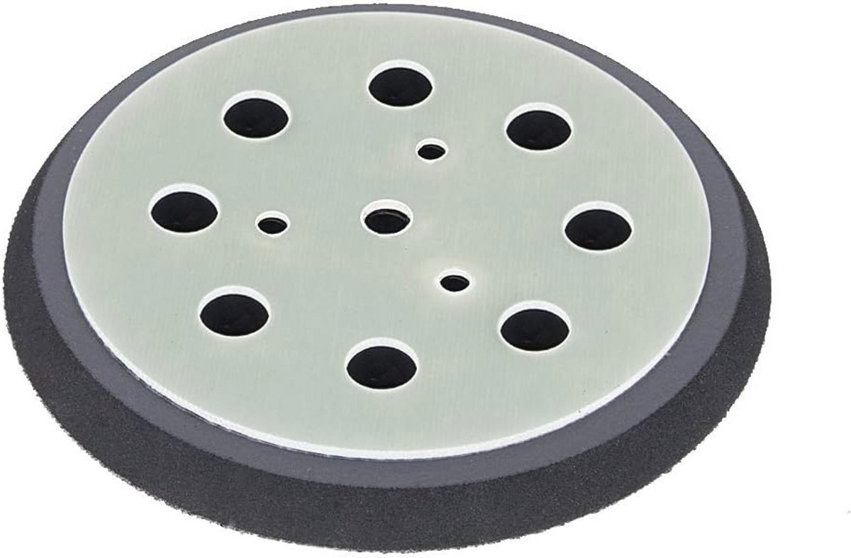 Slijpschijf Ø 125 mm met 8-gaats afzuiging voor klittenbandschijven