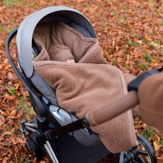 BEMINI Voetenzak - Biside 0-12m - Knusse teddy - Muffin van Bemini — afbeelding 2