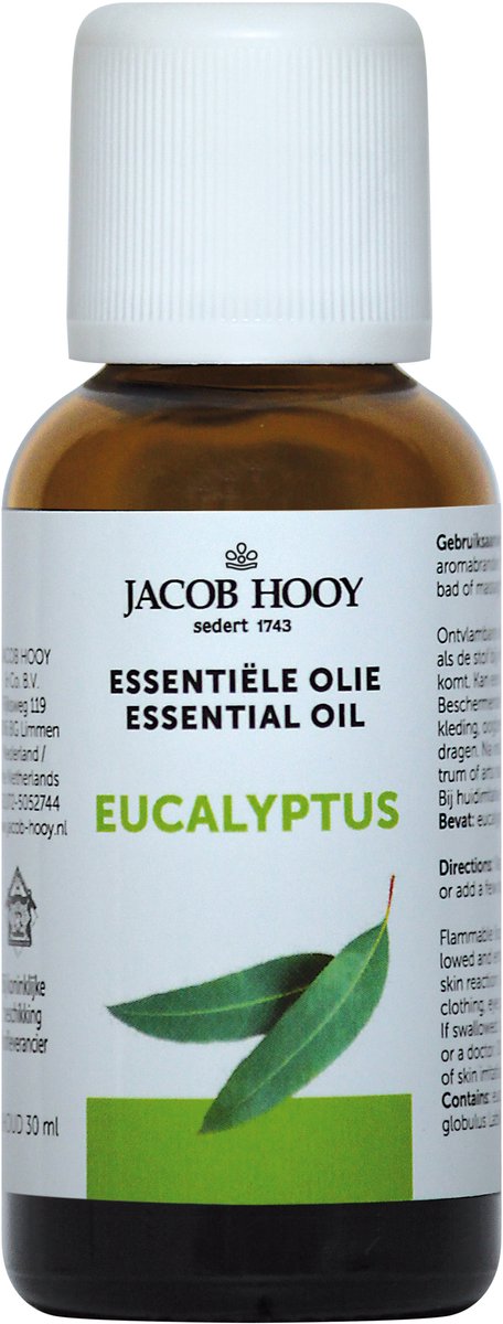 Jacob Hooy - Eucalyptus Olie - 30ml - JHOLIE70650