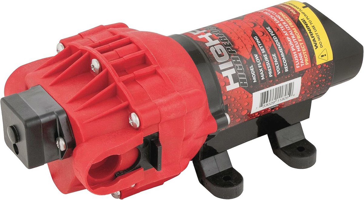 Hoogwaardige 2,4 GPM 12 Volt membraanspuitpomp 60 PSI Max