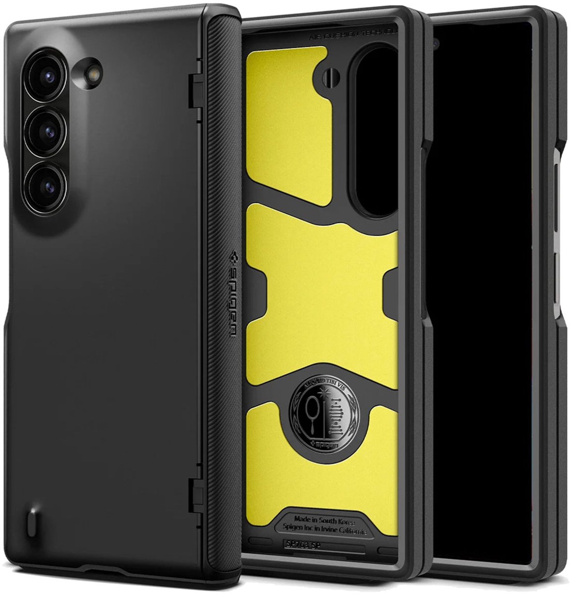 Spigen Slim Armor Pro Geschikt voor Samsung Galaxy Z Fold 6 Zwart