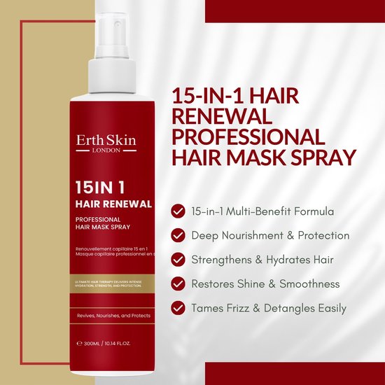 15IN1 HAARVERNIEUWING PROFESSIONEEL HAARMASKER SPRAY bol