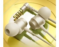 Bedrade hoofdtelefoon met microfoon Oordopjes
