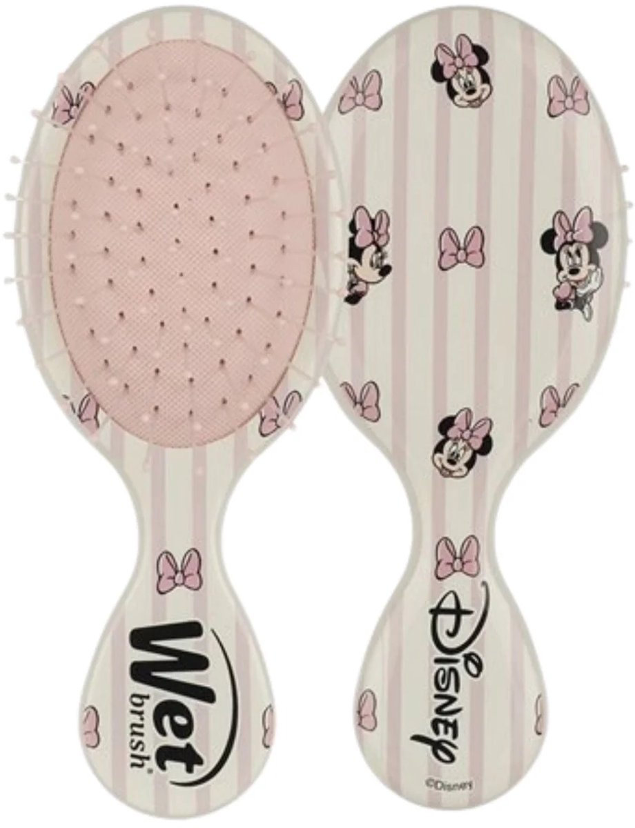 WetBrush X Disney Minnie Mouse – Mini Haarborstel – Limited Edition – Ontwart Nat & Droog Haar Zonder Pijn Of Beschadiging – Ultra Zachte IntelliFlex® Borstelharen – Voor Kinderen & Volwassenen – Zacht Voor Elk Haartype – Perfect Cadeau