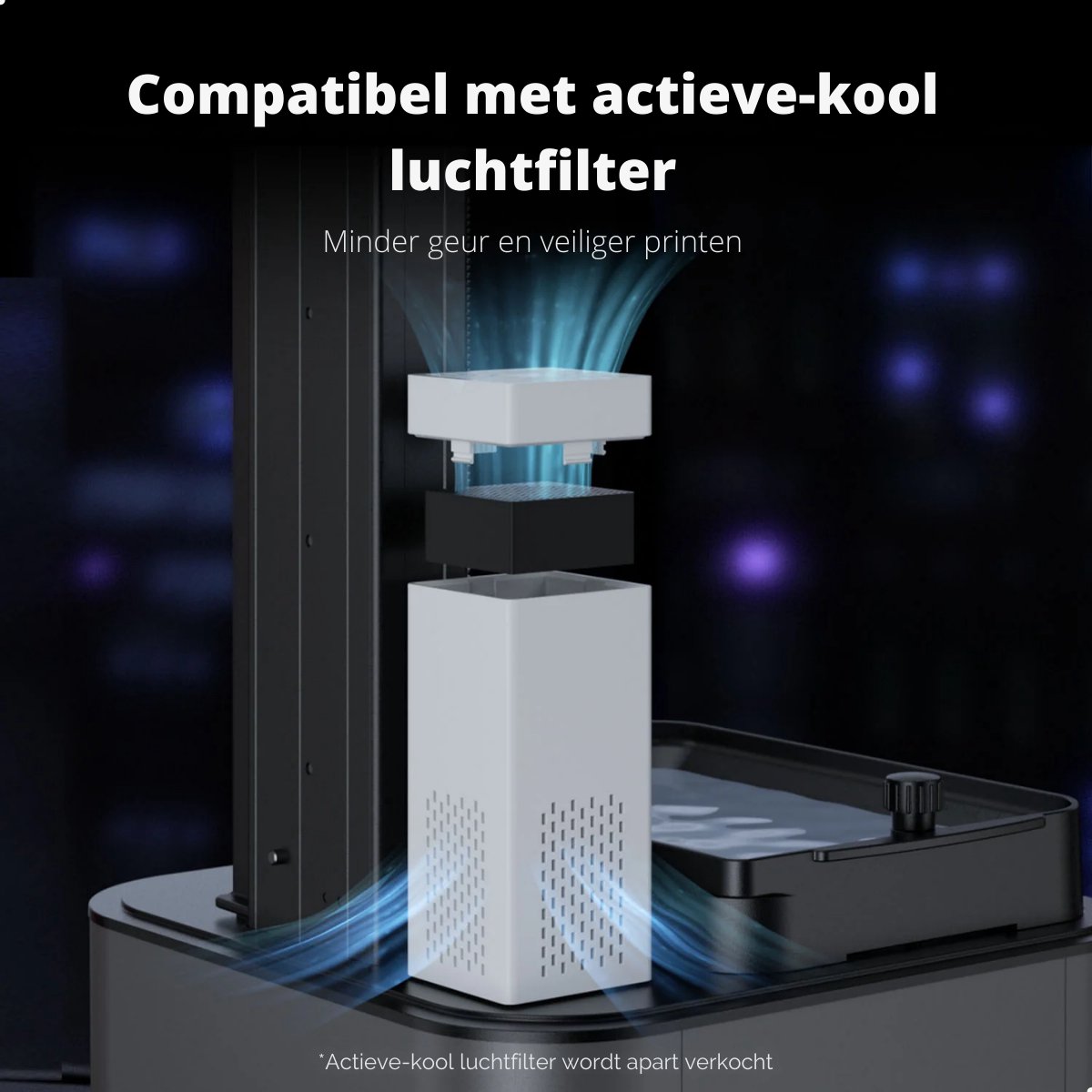 Anycubic Photon Mono 4 3D Printer – 10K Precisie – Automatische Bed Leveling – Compact & Stil – Water-Washable Resin Compatibel – Ideaal voor Miniaturen & Sieraden – WiFi & App Bediening — afbeelding 7