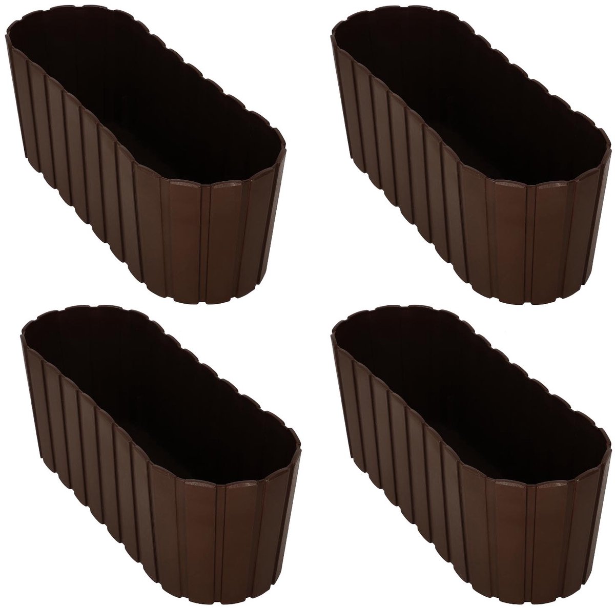 Merkloos - Plantenbak - Bruin - 40cm - Buiten en Binnen