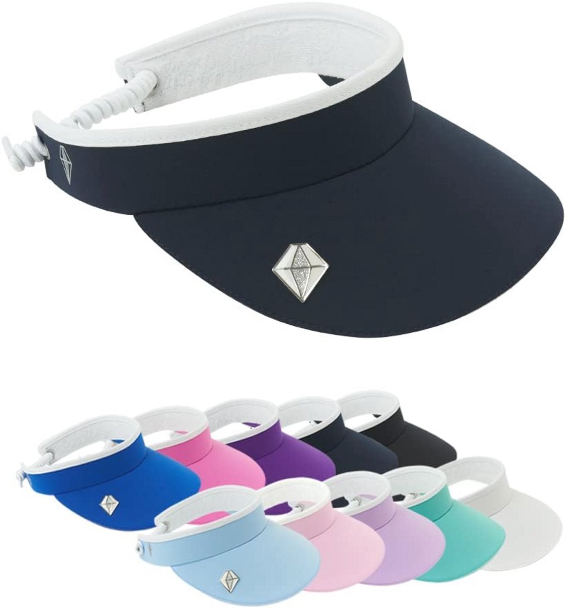 Dames Golf Vizier met Draad en Diamant Marker