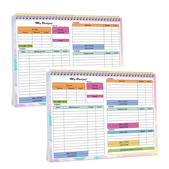 Budget Book - Financiële Planner En Uitgaven Tracker Voor Maandelijkse Begroting Compact